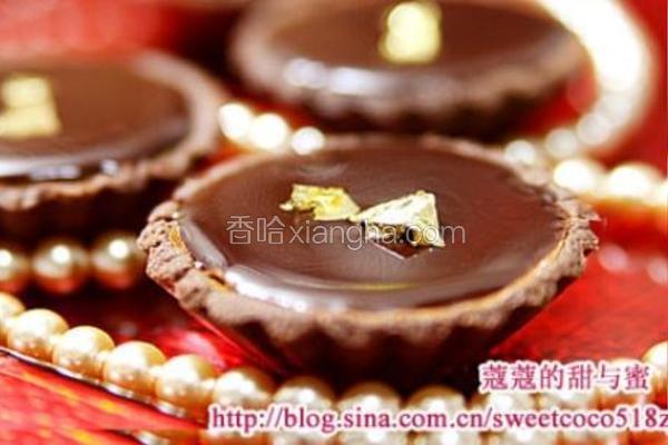 金箔巧克力芝士塔