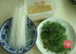 海藻芽拌粉丝的做法图解1