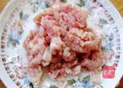 肉丝炒豇豆的做法图解3