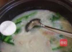 排骨苦菜粥的做法图解8