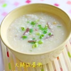 火腿咸蛋粥的做法[图]
