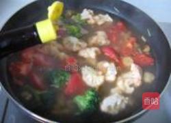 菜花番茄蛤蜊汤的做法图解6