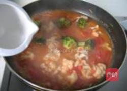 菜花番茄蛤蜊汤的做法图解9