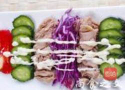 金枪鱼蔬菜沙拉的做法图解6
