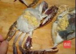 螃蟹粉丝煲的做法图解5