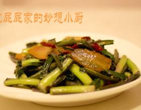 腊肉炒菜苔[图]