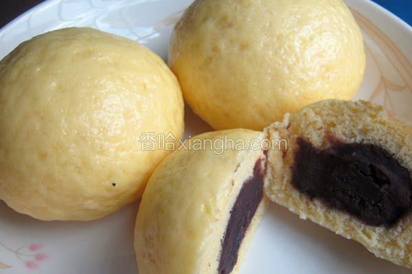 南瓜豆沙包