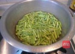 虾炒豇豆的做法图解1