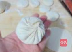 包菜粉条水煎包的做法图解13