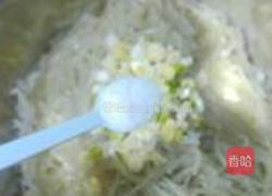 包菜粉条水煎包的做法图解6