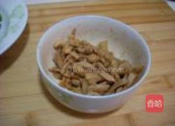 蒜薹炒肉丝的做法图解4