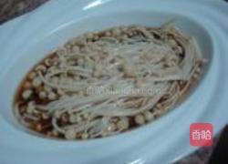 益智菜捞拌金针菇的做法图解6