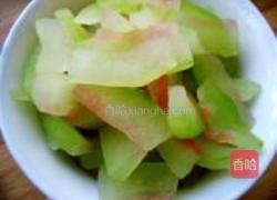 辣拌西瓜皮的做法图解3