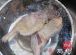 农家丝瓜烧鸭的做法图解1