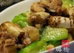 农家丝瓜烧鸭的做法图解8