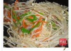 多彩金针菇的做法图解9