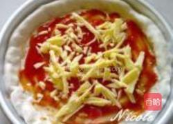 花生培根芝心披萨的做法图解15