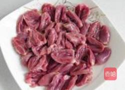 双椒芹菜炒鸡杂的做法图解8
