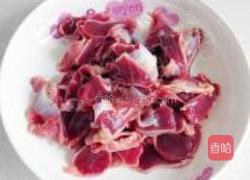 双椒芹菜炒鸡杂的做法图解9