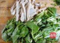 千张烧青菜的做法图解2