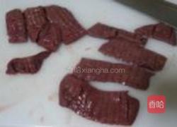 青椒爆腰花的做法图解2