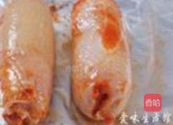 新奥尔良烤鸡腿卷的做法图解5