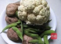 鲍汁菜花的做法图解1