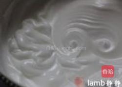 黑芝麻天使蛋糕的做法图解4