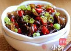 生椒凉拌黑木耳的做法图解5