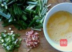 韭菜海米炒鸡蛋的做法图解1