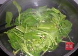 菠菜拌粉丝的做法图解4
