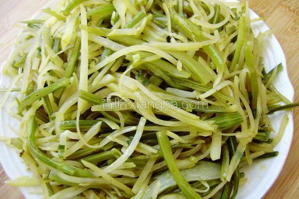 芹菜炒土豆
