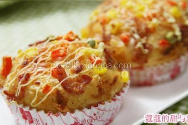 芝士蔬菜面包