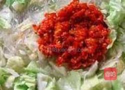 剁椒包菜粉丝的做法图解3