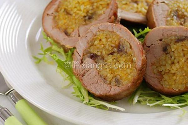 咖喱饭猪肉卷