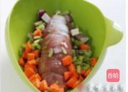 咖喱饭猪肉卷的做法图解6