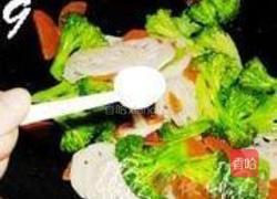 西兰花炒藕片的做法图解9