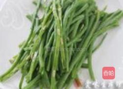 手撕豆角炒肉末的做法图解3