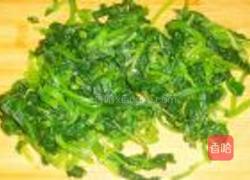 麻酱菠菜墩的做法图解3