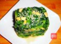 麻酱菠菜墩的做法图解4