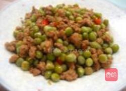 青豆肉末的做法图解5