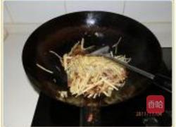 鲜姜炒肉丝的做法图解5
