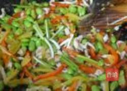 榨菜肉丝炒毛豆的做法图解11