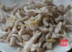 榨菜肉丝炒毛豆的做法图解5