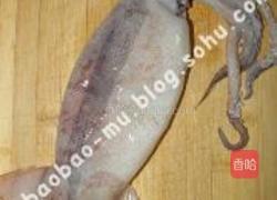 三丝鱿鱼花的做法图解1