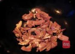 白菜帮子炒猪心的做法图解4