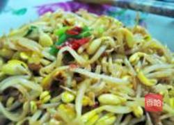 豉油豆芽饭的做法图解4