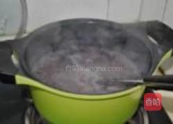 紫米粥的做法图解3