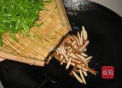 韭菜炒豆干的做法图解4