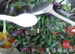 素炒紫背天葵的做法图解5
